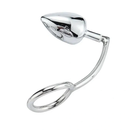 Stainless Steel Cock Set Ring 4663 Hook DiscreetChoice Anal with 0707